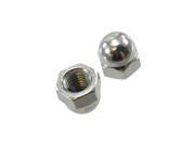1 2 Nickel Plated Cap Nuts Box of 50