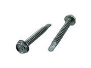 10 X 1 1 4 Stainless Steel Hex Head Drill Tap Screws Box of 100