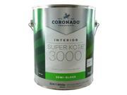 Gallon Semi Gloss White Super Kote 3000 Acrylic Latex Paint