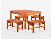 Sturdy and Large Dining Set with square table and Arm Chairs 10
