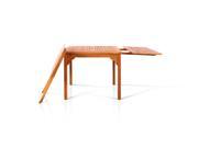 Well Rect Eucalyptus Wood Table 35 x71