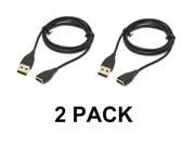 2 PACK / Replacement USB Charger Charging Cable For Fitbit Surge USA Seller