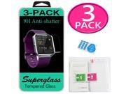 Premium Real Tempered Glass Film Screen Protector For Fitbit Blaze Smart Watch