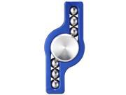 Fidget Spinner Toy Metal Stainless Steel Mini Ball Hand Spinning Blue USA