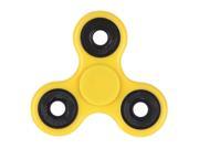 Yellow Fidget Tri Hand Spinner Desk Toy Anxiety Stress Reducer For Kids Adults