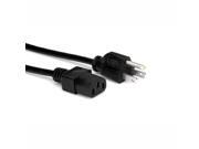 UPC 692752777653 product image for Hosa Cable PWC-141 3 Wire Grounded Straight Power Cable - 1 Foot | upcitemdb.com