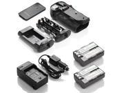 ML MB D10 Battery Grip For Nikon D300 D300s D700 D900 2x EN EL3E Battery Charger