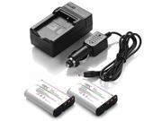 ML 2x NP 90 Battery Charger For Casio Exilim EX FH100 EX H10 EX H15 EX H20G Camera