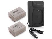 ML 2 x 1600mAh NB 7L NB7L Battery Charger for Canon Powershot G10 G11 G12 SX30 IS