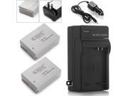 ML TWO NB 10L Batteries For Canon Powershot SX40 SX50 SX60 HS G16 G15 G1X Charger