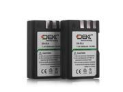 ML 2X EN EL9 EN EL9A Rechargeable Battery For Nikon D40 D60 D40x D3000 D5000 D3X
