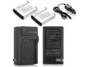 ML 2x NB 6L Battery Car Home Charger For Canon PowerShot SD4000 SX500 SX260 IS S95