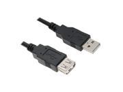 6ft USB 2.0 Extension Cable AM to Af Black CB25U26E