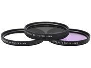 Xit XT52FLK 52 3 Piece Camera Lens Filter Sets
