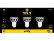 SELS LED GU10 Led Spotlight 5 Watts 300 Lumens 3000K Soft White 3 Pack
