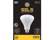 SELS LED BR30 LED Bulb Wide Flood Light Bulb 11 Watts 65w Equivalent 800 Lumens Soft White 2700K UL Listed S