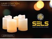 SELS LED Flameless Candles Soft Flickering Votive Battery Operated Candles LED Candles Flameless Candle Set