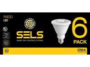 SELS LED LED Light Bulb 11W 850 Lumens White PAR30 LED Bulb Non Dimmable UL Listed 6 Pack