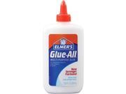 Elmer s Glue All Multi Purpose Glue 7.625 Ounces White E1324 2 Pack