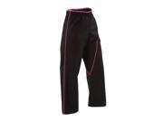 Century Womens Heavyweight Canvas Pant Black with Pink