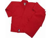 Red Heavyweight 12oz Brushed Cotton Karate Uniform by Bold 550r