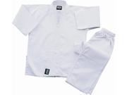 White Heavyweight 12oz Brushed Cotton Karate Uniform by Bold 550w