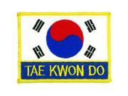 Korean Flag Tae Kwon Do Patch b2144