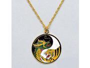 Dragon Tiger Multi Color Medallion