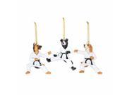 Fighting Dogs Ornament Set Christmas Ornament Sets 13498