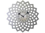 Mid Century Decor Kaleidoscopic Petal Clock