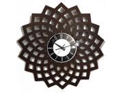 Mid Century Decor Kaleidoscopic Petal Clock