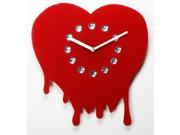 Mid Century Decor Melt my Heart Clock