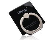 iRing Universal Masstige Ring Grip Stand Holder for any Smart Device Black