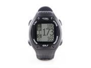 POSMA GT1 Golf Trainer GPS Golf Watch Range Finder Preloaded Golf Courses no download no subscription Black courses incl. US Canada Europe Australia New