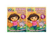 Dora the Explorer Jumbo Coloring and Activity Book [Set of 2]