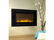 The Forte™ Touchstone s Recessed Electric Fireplace with Heat in Black