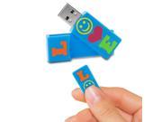 EMTEC Swivel Series 4GB USB 2.0 Flash Drive Love