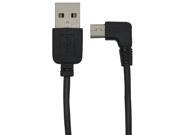 Mini USB B Type 5pin Male Right Angled 90 Degree to USB 2.0 Male Data Cable 0.3M