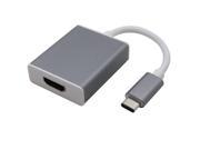 Aluminum USB 3.1 C to HDMI Adapter Female DP Alt mode support 4K2K for macbook