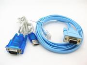 USB to RS232 Serial to RJ45 Cat5 Adapter Connector Cable Cord for Cisco Routers