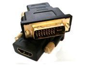 HDMI Female to DVI I 24 5 Male Converter Adapter Gold Plated Connectors for HDTV