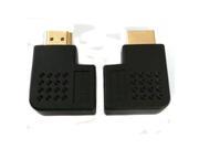 HDMI Male to Female Adapter Converter 90 Degree L Shape Cable Extender for HDTV
