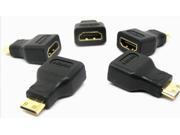 10pcs HDMI Mini Male to Female Adapter Converters Video Connectors for HDTV F M