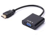 HDMI Male to VGA Female Video Converter Adapter Cable 1080P for DVD PC HDTV
