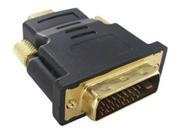 HDMI Male to DVI 24 1 Male Converter Adapter for HDTV Gold Plated Connectors New