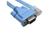 3FT RJ45 Male to D Sub RS232 DB9 Female Plug Cable Adapter