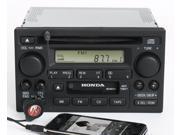 Honda Accord 2001 02 Radio AM FM CD Cassette w Aux Input 39101 S84 A510 M1 2XA1