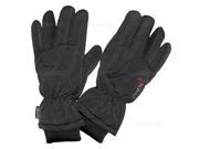 Men Solid Color NAT S Polyester Winter Gloves Large