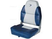 Fold Down Seat WISE Deluxe Hi Back Seat Gray Blue 721224