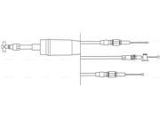 Double with injection KIMPEX Throttle Cable